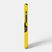 Troll Schwarz-Gelb-Design iPhone Hülle (Linke Seite)