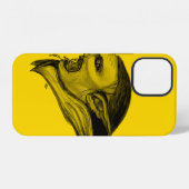 Troll Schwarz-Gelb-Design iPhone Hülle (Rückseite (Horizontal))