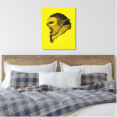 Troll schwarz gelb design leinwanddruck (Insitu (Schlafzimmer))