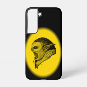 Troll Schwarz-Gelb-Design Samsung Galaxy Hülle