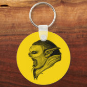 Troll schwarz gelb design schlüsselanhänger (Vorderseite)