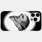 Troll Schwarz-Weiß-Design Case-Mate iPhone Hülle (Rückseite (Horizontal))