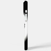 Troll Schwarz-Weiß-Design Case-Mate iPhone Hülle (Rückseite / Links)