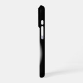 Troll Schwarz-Weiß-Design iPhone Hülle (Linke Seite)