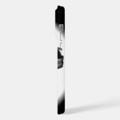 Troll Schwarz-Weiß-Design iPhone Hülle (Linke Seite)
