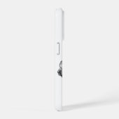Troll Schwarz-Weiß-Design iPhone Hülle (Rechte Seite)