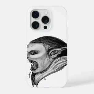 Troll Schwarz-Weiß-Design iPhone 15 Pro Hülle