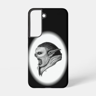 Troll Schwarz-Weiß-Design Samsung Galaxy Hülle