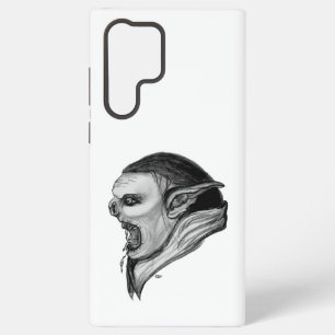 Troll Schwarz-Weiß-Design Samsung Galaxy Hülle