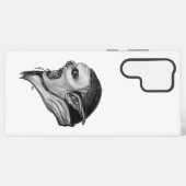 Troll Schwarz-Weiß-Design Samsung Galaxy Hülle (Rückseite (Horizontal))