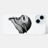 Troll Schwarzweiß-Design Case-Mate iPhone Hülle (Rückseite (Horizontal))