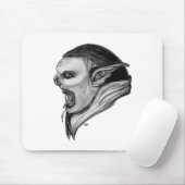Troll Schwarzweiß-Design Mousepad (Mit Mouse)
