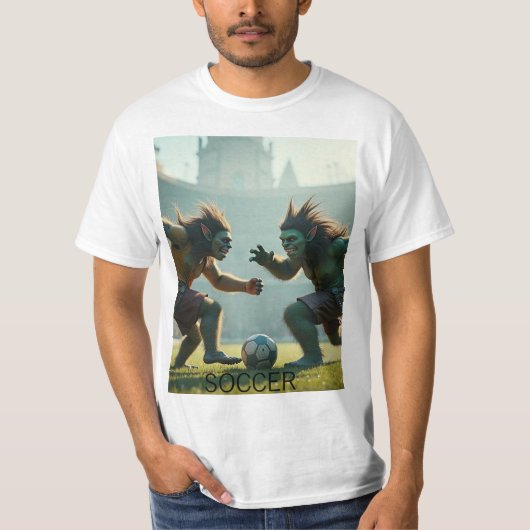Troll Soccer Game T - Shirt (Vorderseite)