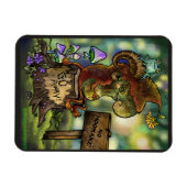 Troll-Stump "Keine Menschen" Magnet (Horizontal)