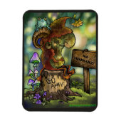 Troll-Stump "Keine Menschen" Magnet (Vertikal)