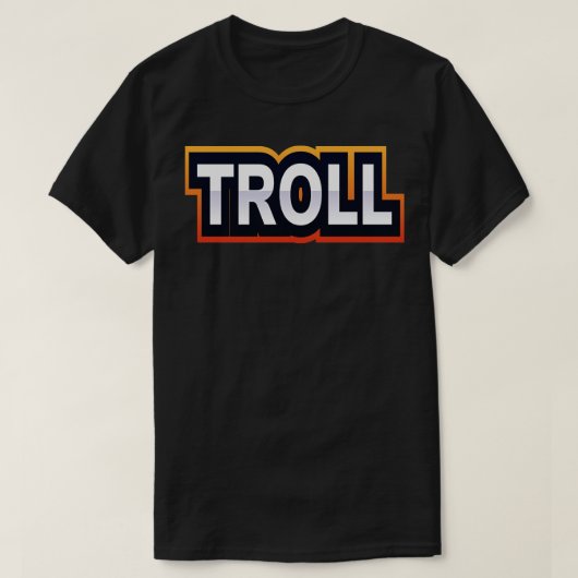 Troll Trolling Gamer T-Shirt (Design vorne)