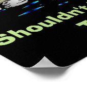 Troll unter einer Brücke Poster (Ecke)