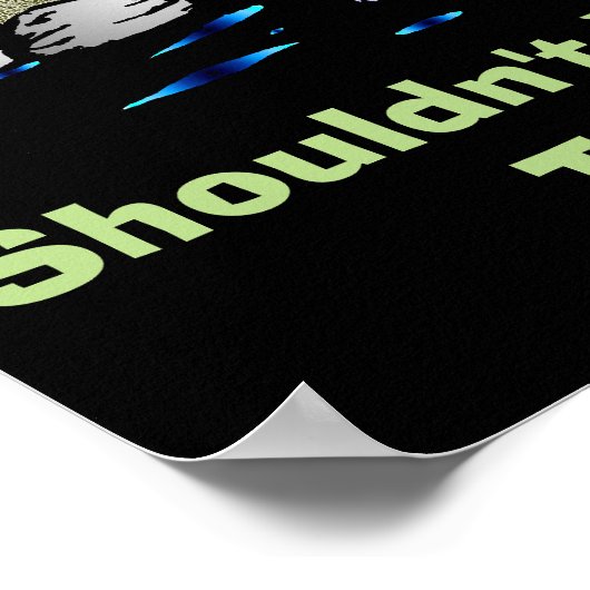 Troll unter einer Brücke Poster (Ecke)