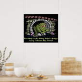 Troll unter einer Brücke Poster (Küche)