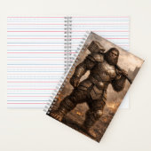 Troll Warrior Notebook – Fantasy Art Journal Notizblock (Innen)
