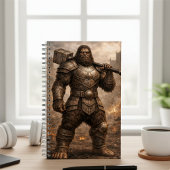 Troll Warrior Notebook – Fantasy Art Journal Notizblock