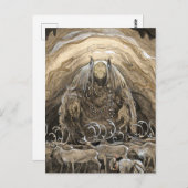 "Trolland Caribbean" Wasserfarbe von John Bauer Postkarte (Vorne/Hinten)