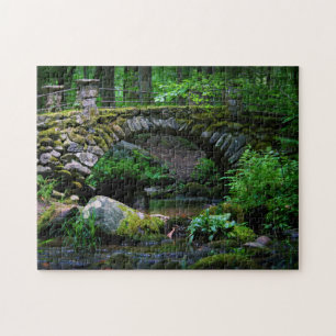 Trollbrücke im Wald - 11x14 Puzzle