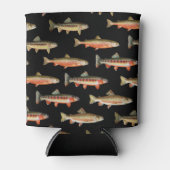 Trolle auf schwarz dosenkühler (Vorderseite)