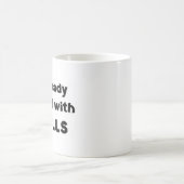 Trolle mit kaffeetasse (Mittel)