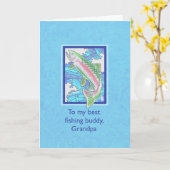 Trolle vom Kind bis zum Großelterntag Karte (Gelbe Blume)