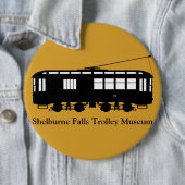 Trolley#10, Shelburne Falls Trolley Museum Button (Beispiel)