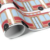Trolley Car Geschenkpapier (Rolleneckpunkt)