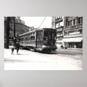 Trolley in Wilkes-Barre-Poster Poster (Vorne)