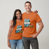 Trolley Passing Through Channelside in Tampa Activ T-Shirt (Unisex)