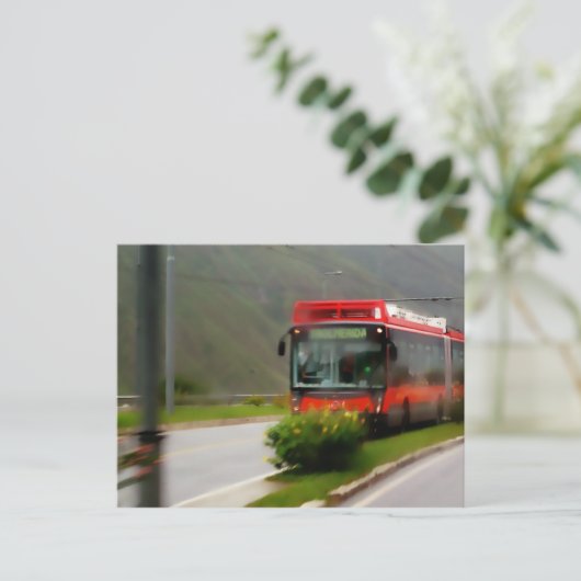 Trolley Post Card Postkarte (Stehend Vorderseite)