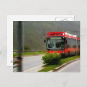 Trolley Post Card Postkarte (Vorne/Hinten)