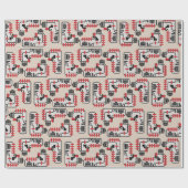 Trolley Problem - Fett Man auf der Brücke Geschenkpapier (Flach)