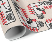 Trolley Problem - Fett Man auf der Brücke Geschenkpapier (Rolleneckpunkt)