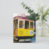 Trolley San Francisco California Postkarte (Stehend Vorderseite)