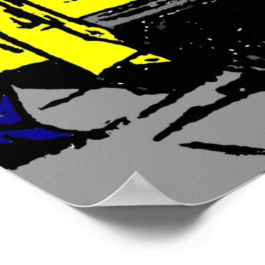 Trolley Stopp Poster (Ecke)