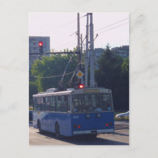 Trolleybus nach Bulgarien Postkarte