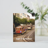 Trolleys San Francisco Postcard Postkarte (Stehend Vorderseite)