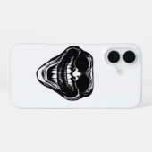 Trollface iPhone 16 Hülle (Rückseite (Horizontal))