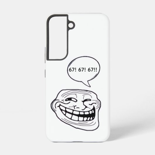 Trollface Phone Case Samsung Galaxy Hülle (Rückseite)
