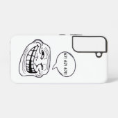 Trollface Phone Case Samsung Galaxy Hülle (Rückseite (Horizontal))