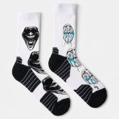 Trollface/SadTrollface Socken (Rechts)