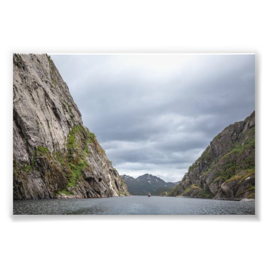 Trollfjord Lofoten Fotodruck (Vorne)