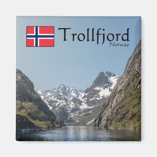 Trollfjord Lofoten Magnet (Vorne)