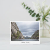 Trollfjord Lofoten Postkarte (Stehend Vorderseite)