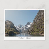 Trollfjord Lofoten Postkarte (Vorderseite)